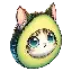 Flying Avocado Cat logo